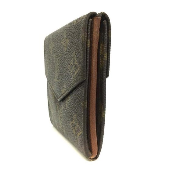 017086D Louis Vuitton Wallet Monogram Portefeiulle Elise Trifold - Picture 3 of 9